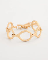Chico's | Goldtone Open Link Toggle Bracelet/ Gold