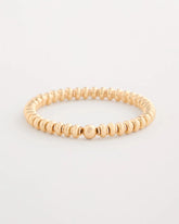 Chico's | Goldtone Rounded Stretch Bracelet/ Gold