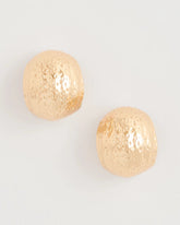 Chico's | Crinkle Goldtone Hoop Earrings/ Gold
