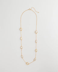 Chico's | Siren Faux Pearl Long Necklace/ Pearl