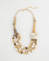 Chico's | Chico's Originals Faux Horn Geo Necklace/ Neutral