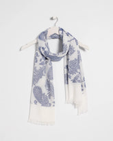 Chico's | Paisley Jacquard Oblong Scarf/ Neutral