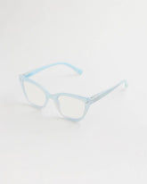 Chico's | Pearlescent Cat Eye Readers/ Light Blue