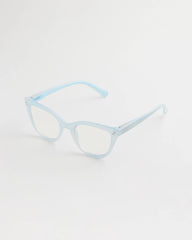 Chico's | Pearlescent Cat Eye Readers/ Light Blue