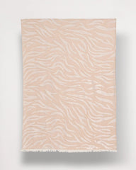 Chico's | Neutral Zebra Jacquard Oblong Scarf/ Neutral