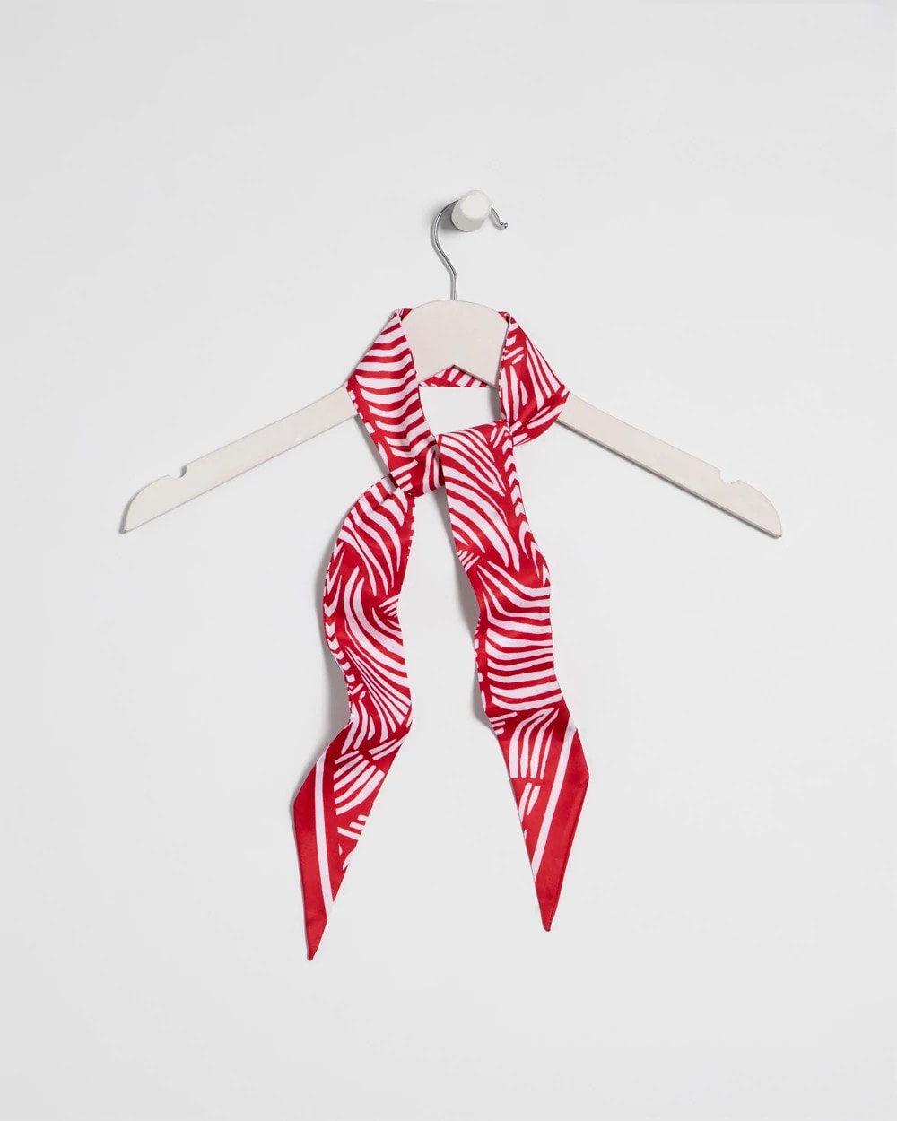 Chico's | Printed Skinny Scarf/ Cherry Lush