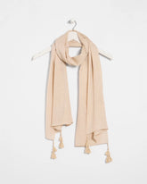 Chico's | Lurex Oblong Scarf/ Neutral