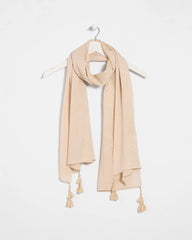 Chico's | Lurex Oblong Scarf/ Neutral
