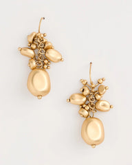 Chico's | Goldtone Cluster Earrings/ Gold