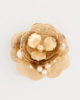 Chico's | Filigree Flower Brooch/ Gold