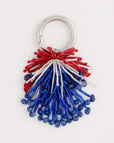 Chico's | Fireworks Bag Charm Key Chain/ Multi