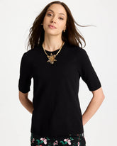 Chico's | Ella Crewneck Pullover Sweater/ Black