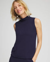 Chico's | Zenergy® Luxe Sleeveless Mockneck/ Passport Blue