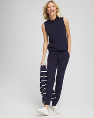Chico's | Zenergy® Luxe Sleeveless Mockneck/ Passport Blue