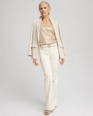 Chico's | Foiled Microfiber Tank/ Champagne