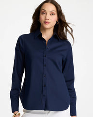 Chico's | No Iron™ Stretch Shirt/ Classic Navy