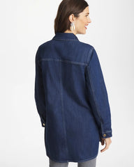 Chico's | Button Down Denim Topper/ Rome Indigo
