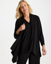 Chico's | Travelers™ Knit Drape Cardigan/ Black