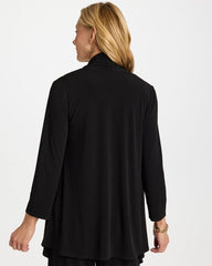 Chico's | Travelers™ Knit Drape Cardigan/ Black
