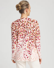 Chico's | Ombré Printed V-Neck Cardigan/ Multi