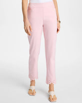 Chico's | Embroidered Brigitte™ Slim Crop Pant/ Sweet Blossom