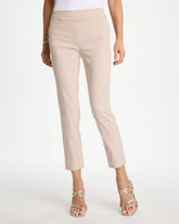 Chico's | Brigitte™ Slim Twill Stripe Neutral Crop/ Neutral
