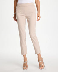 Chico's | Brigitte™ Slim Twill Stripe Neutral Crop/ Neutral