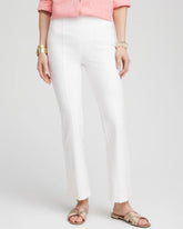 Chico's | Lightweight Juliet Flared Ankle Pants/ Alabaster