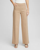 Chico's | Brigitte™ Slim Wide-Leg Pants/ Cattail Brown