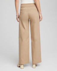 Chico's | Brigitte™ Slim Wide-Leg Pants/ Cattail Brown