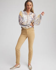Chico's | Girlfriend Slim Ankle Jeans/ Cafe Aroma