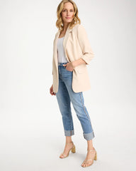 Chico's | Girlfriend Roll Cuff Crop Jeans/ Allegro Indigo