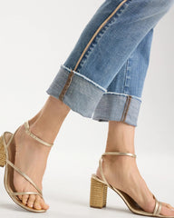 Chico's | Girlfriend Roll Cuff Crop Jeans/ Allegro Indigo