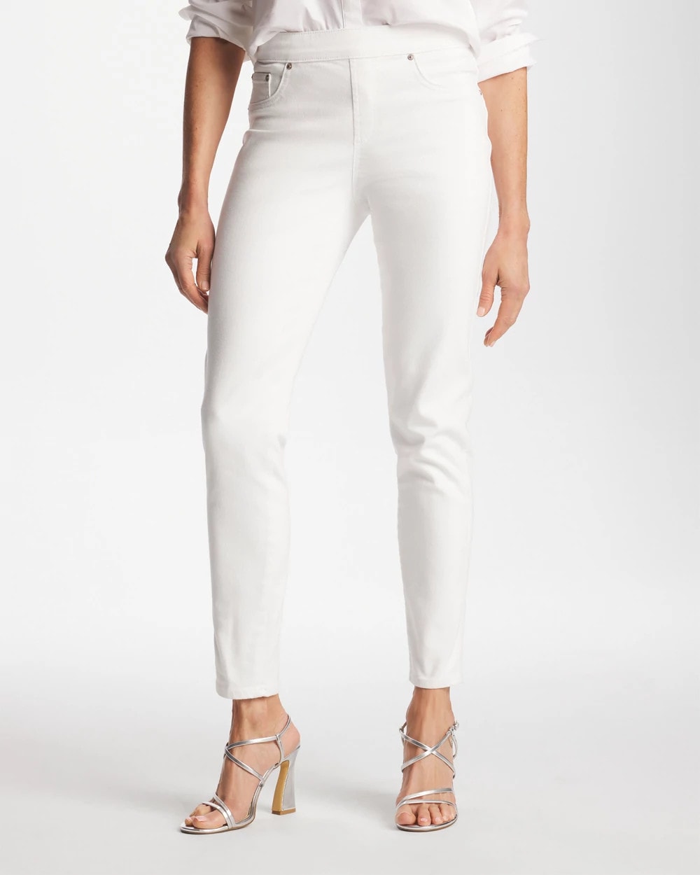 Chico's | Pull-On Ankle Jeggings/ Alabaster