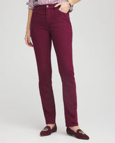 Chico's | Girlfriend Slim Full-Length Jeans/ Deep Chianti