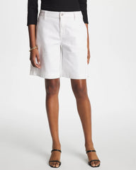Chico's | Denim Trouser Shorts/ Alabaster