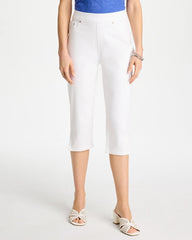 Chico's | Pull-On Capri Jeans/ Alabaster