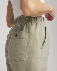 Chico's | Cotton-Linen Pull-On Utility Shorts/ Washed Sage