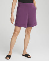 Chico's | Zenergy® Pull-On Shorts/ Washed Grape