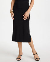 Chico's | Travelers™ Midi Skirt/ Travelers Black