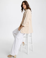 Chico's | Boyfriend Crepe Blazer/ Pale Sand