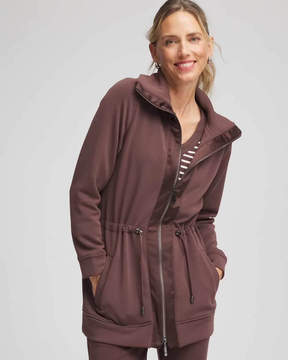 Chico's | Zenergy® Cinch-Waist Jacket/ Espresso