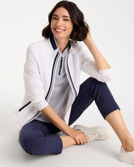Chico's | Zenergy® UPF Colorblock Jacket/ Alabaster