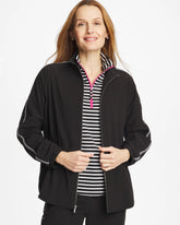 Chico's | Zenergy® UPF Lattice-Trim Jacket/ Black