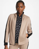 Chico's | Zenergy® Double-Knit Contrast Jacket/ Studio Taupe