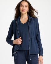 Chico's | Zenergy® Cloud Mockneck Jacket/ Passport Blue