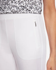 Chico's | Zenergy® UPF Rib Mix Cropped Pants/ Alabaster