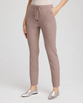 Chico's | Zenergy® Luxe Rhinestone Ankle Pants/ Taupe Heather