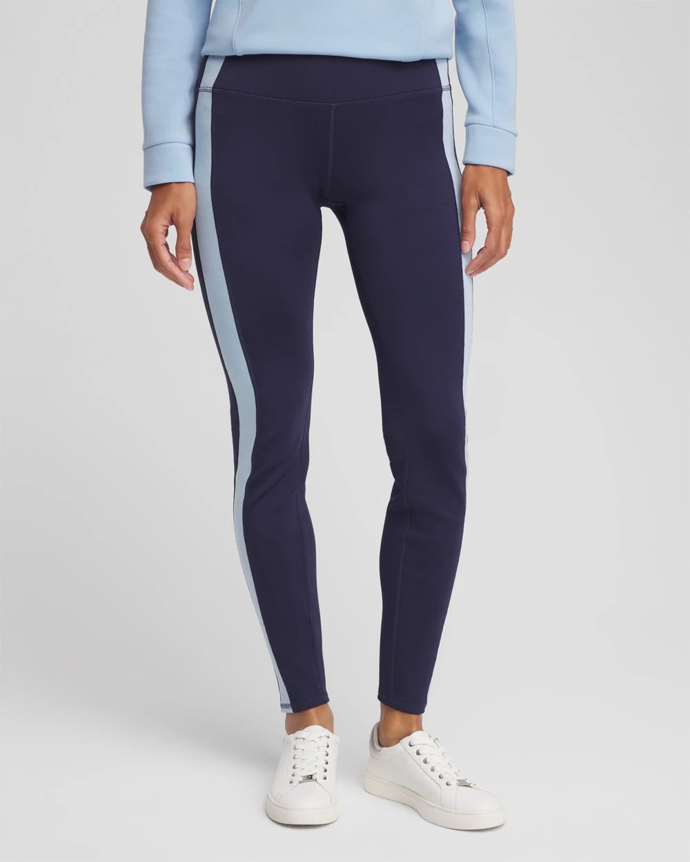 Chico's | Zenergy® Soft Topaz Contrast Leggings/ Passport Blue