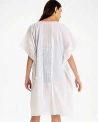 Chico's | Woven Long Swim Cover-Up/ Alabaster